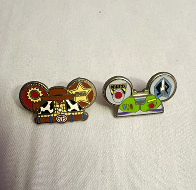 Disney Pins Woody & Buzz Character Ear Hat Series 1 Mystery Toy Story