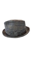 Mens Fedora Pendleton Wool Hat Tweed Plaid USA Made Bucket Walking Hat Sz M