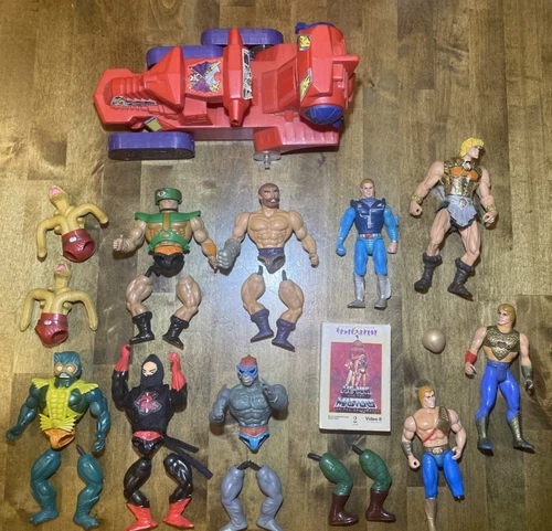 He-man lot of Masters of the Universe - Action Figures & Parts - Vintage 80's
