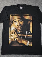 2Pac Tupac Shakur ONLY GOD CAN JUDGE ME Black T Shirt Size XL
