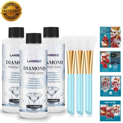 200ML Diamond Painting Sealer: Non-Toxic & Permanent Hold for Art Lovers