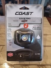 Coast PS64 375 Lumens Headlamp Wide Angle Flood Beam IP54 - NEW
