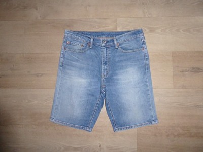 LEVI'S 541 Herren Jeans Shorts / Bermuda Stretch Blau W34 **TOP**