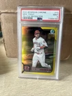 2022 BOWMAN CHROME 13 MIKE TROUT /75 YELLOW REFRACTOR PSA 9 ANGELS