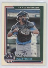 2022 Panini USA Baseball Stars & Stripes Holo Blue 53/60 Nolan Traeger #87 h3a
