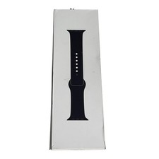 Apple Sport Band 46mm Watch Strap Mens Size M/L Black Stainless Steel Pin Black