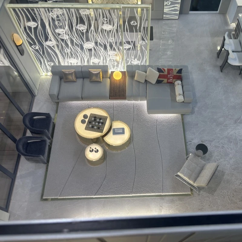 Diorama 1:18/24 Sofa Seat Model Set Garage Workshop Model Furniture Accessories - Image 3 of 4