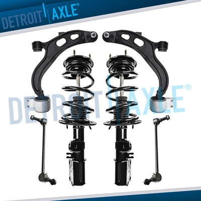 #ad Front Strut amp; Springs Lower Control Arms Sway Bars Kit for Ford Flex Lincoln MKT $293.73