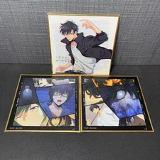 Solo leveling Sega Lucky Kuji Shikishi Mizushino Shun 3 Types Set