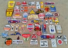 Lot of 50 Porcelain Enamel Signs – Mixed Designs, Vintage Style, single sided