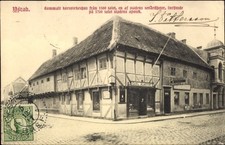 Ak Ystad Schweden, Historisches Fachwerkhaus, Apotheke,  1500 und... - 4801993