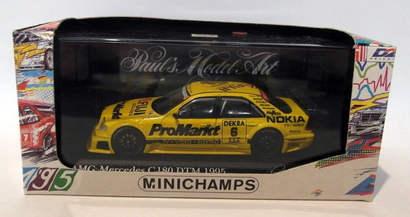 Minichamps 1/43 Scale diecast 430 953306 Mercedes C Class Presentation DTM Thiim - Image 4 of 4