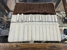 Antique Meriden Cutlery Co. Sterling & Mother-of-Pearl Knives (Set of 12)