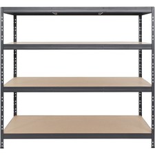 AR Shelving Fiberboard Deck Shelving, 4-Shelf Unit, 880-Lb. Capacity per Shelf,