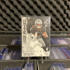 Panini 2025 Donruss White Hot Rookies Ashton Jeanty #WHR-ASJ Raiders NFL