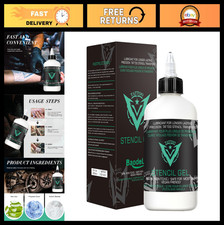 Professional Tattoo Stencil Transfer Gel 8oz - Clear, Long-Lasting Cream for Tat