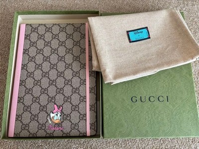 GUCCI Disney Daisy Duck GG Supreme Notizbuch unbenutzt mit Box Staubbeutel