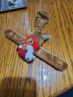 Buc-ee's Beaver 4  Plush Hugger Slap Bracelet Mascot Bucees