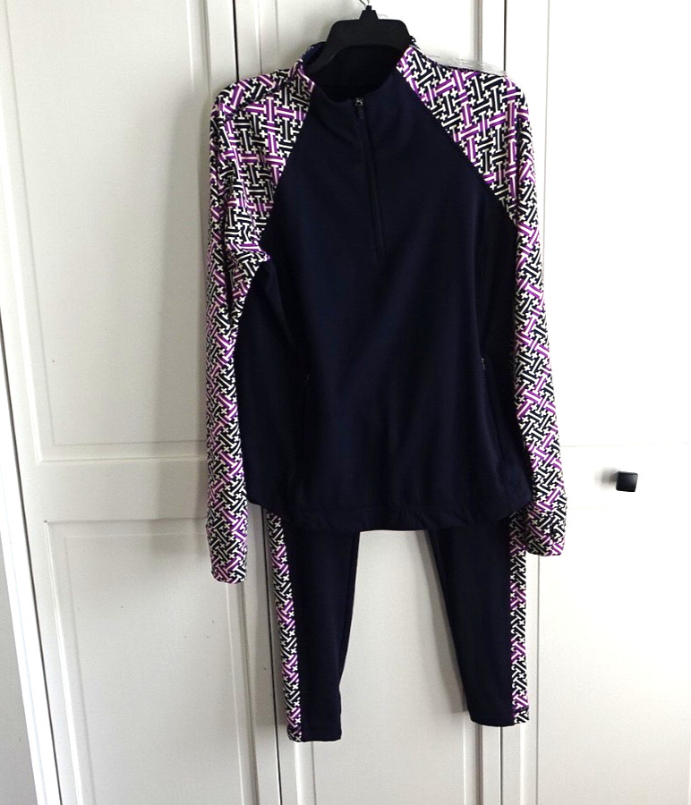 T By Talbots  Performance Compression Half Zip Pu… - image 1