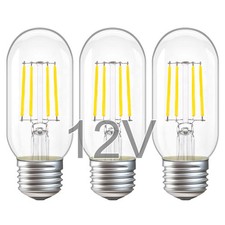 12 Volt Led Light Bulbs Daylight 5000k 4wonly For 12v Dc/ac E26 Standard Base