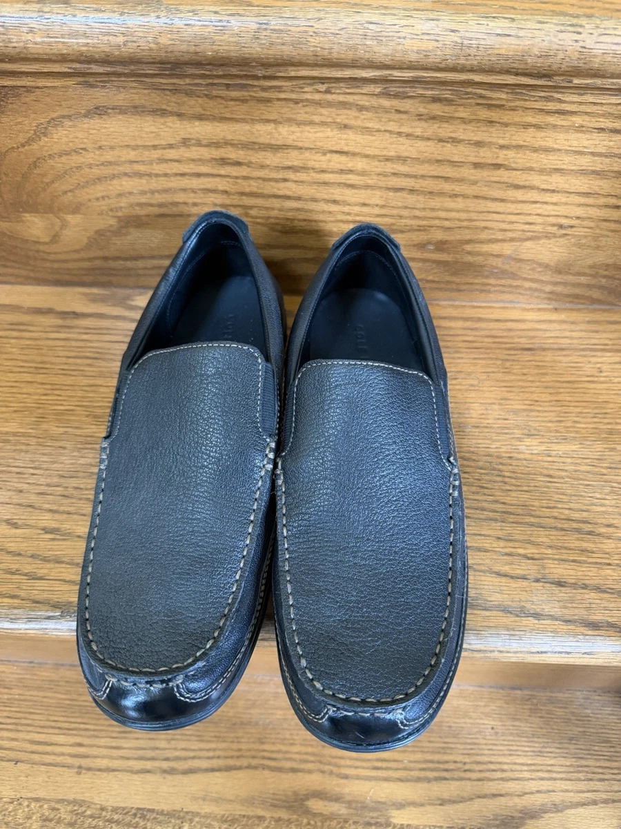 Cole Haan Black Tucker Venetian Casual Shoes for Men for  display picture 1