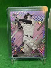 AUSTIN WELLS 2025 Topps Finest #272 Pearl Checkerboard #15/30 Yankees RARE