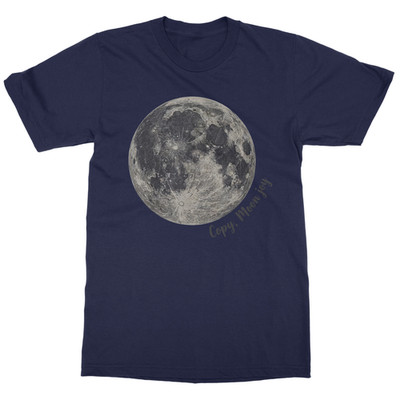 Copy Moon Joy Lunar Graphic Artemis II Mission Unisex T-Shirt