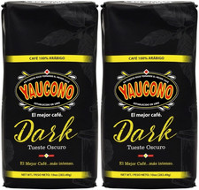 Dark Roast Ground Coffee, Puerto Rico, 100 Arabica, 10 Ounce Pack of 2