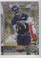 2015 Topps Chrome Rookies Retail X-Fractor Levi Norwood #189 e5r