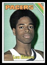 1975 TOPPS LEN ELMORE 259 VG RC BASKETBALL INDIANA PACERS