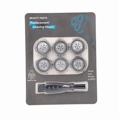 6Pcs Replacement Shaver Heads for Philips S5000 S6000SH30SH50Ser Electric Razors