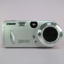 Sony Digital Camera Cybershot DSC-P52 3.2MP Silver Tested