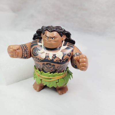 Disney Moana Maui 4'' Action Figure Poseable Moving Arms/Legs 