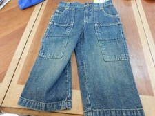 Osh Kosh Genuine Kids blue denim carpenter jeans sz 18 mos NWT