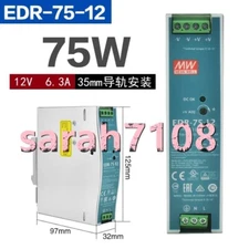 1PC NEW EDR-75-12V 6.3A Switching power supply #ZJ