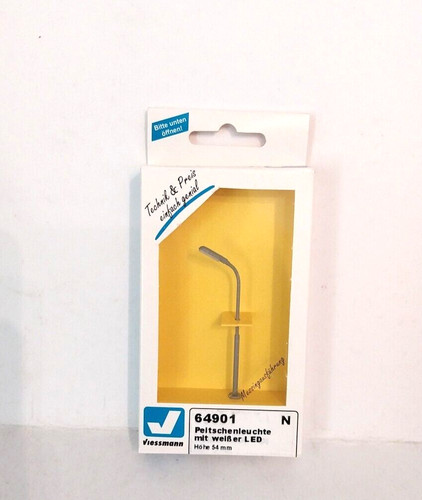 Viessmann 64901 Lámpara de látigo con LED blanco, escala N | Zustand: Neu