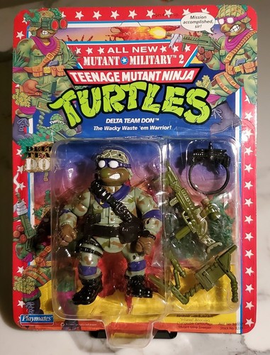 MOC vintage 1992 Playmates Toys TMNT Mutant Milita...