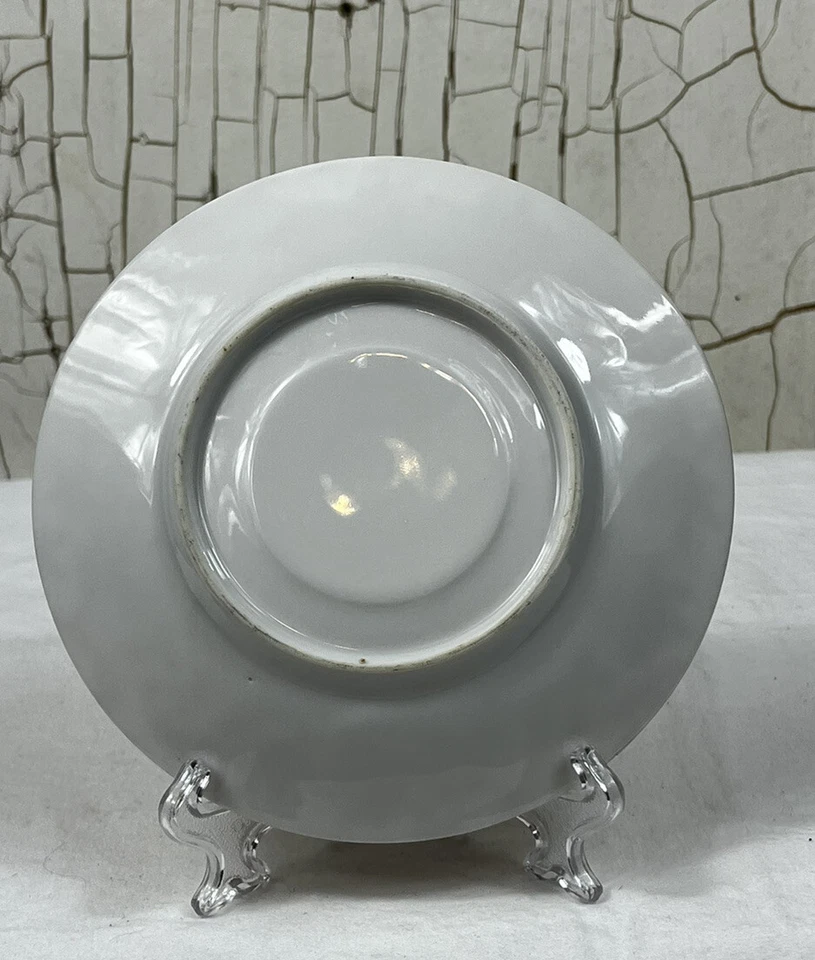 Placa Japonesa Período Meiji (1868-1912) - Pintada a Mano Acento Dorado Pájaros Floral Foto 4 de 4