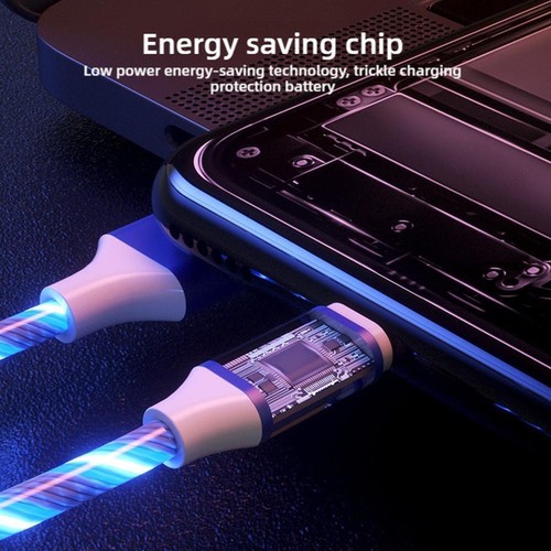 LED 100CM Fast Charge Type-C USB Cable Cord For Galaxy S20 S10 S23- S22 S21 T1I3 - Picture 7 of 30