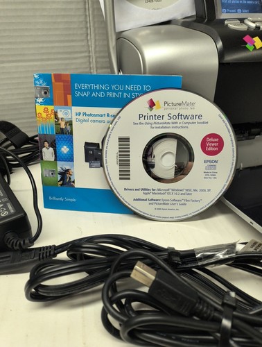 Epson B351A PictureMate Deluxe Picture Mate 500 Personal Photo Lab Printer - Picture 2 of 13
