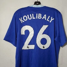 Kalidou Koulibaly Chelsea Jersey Men’s Large Home Blue No. 26 Senegal Nike NWT 
