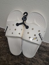 Unisex CROCS Classic Slide Sandals white/blanc 100 Original New. M10/W12