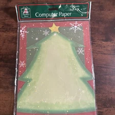 New Christmas House Computer Paper-Christmas tree-42 Sheets