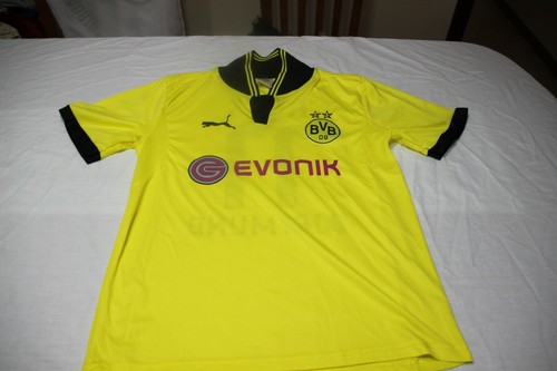 CAMISETA BORUSSIA DORTMUND PUMA TALLA S PUBLICIDAD EVONIK DEL Nº 11 REUS  SHIRT | eBay