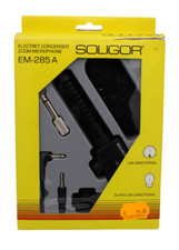 SOLIGOR EM-285 A Electret Condenser Zoom Microphone Mikrofon