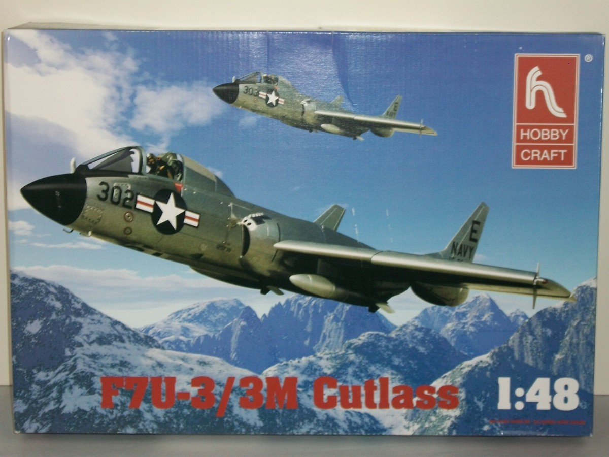 Hobbycraft 1/48 Scale Vought F7U-3/3M Cutlass | eBay