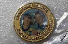 * 2000 SYDNEY OLYMPIC COMMEMORATIVE MEDAL GOLD MEDAL WINNERS ARMSTRONG/STOWELL