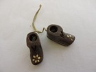 Group of Seven German Tourist Pins Metal Plastic and Wood — photo 8
