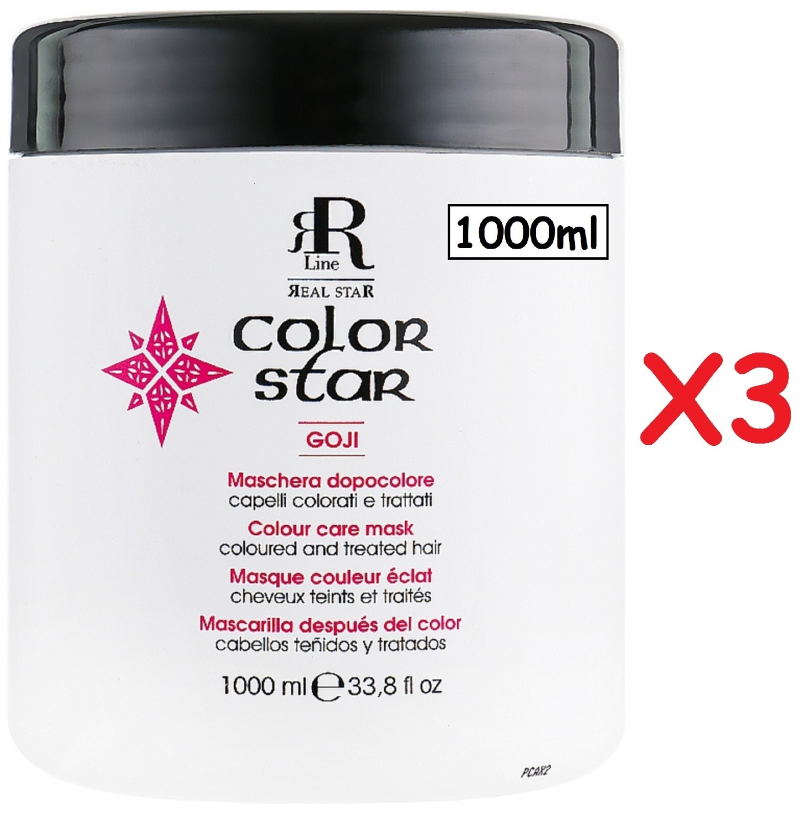 3X RR LINE COLOR STAR MASCHERA DOPOCOLORE PROTETTIVA CAPELLI COLORATI TRATTATI