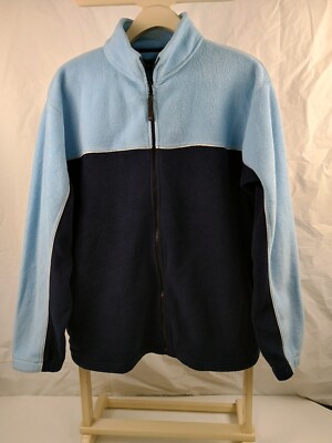 Consensus Sportswear Full Zip Jacket Sweater Fleece Jacket Mens M Blue ...
